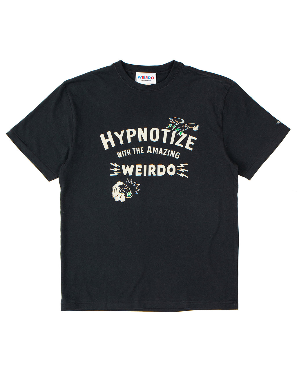 Weirdo Hypnotize T-shirt, Black