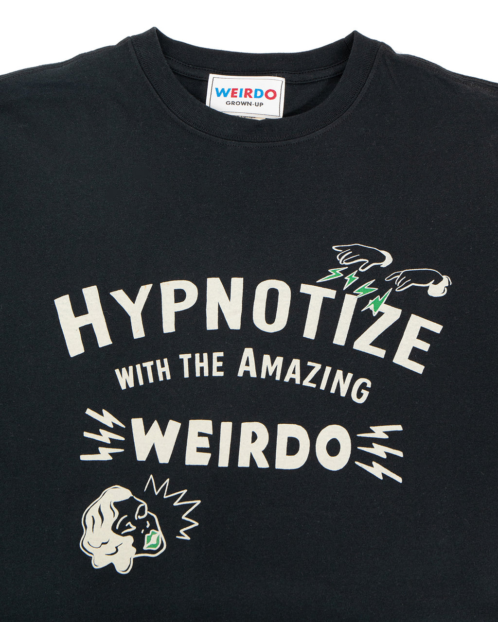 Weirdo Hypnotize T-shirt, Black