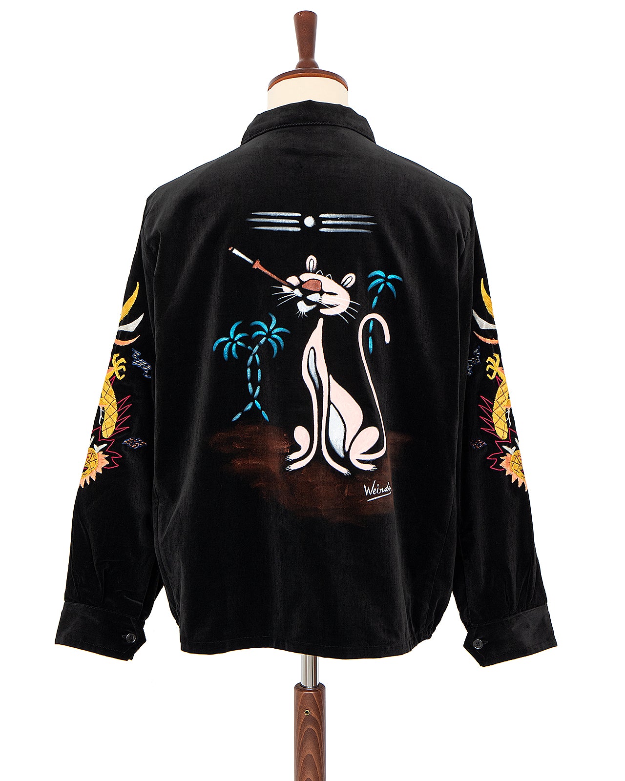 Weirdo Velveteen Souvenir Jacket, Hand Painting -  –  Pancho And Lefty - Online Store