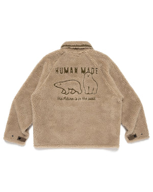 Human Made Fleece Jacket, Beige – Pancho And Lefty - Online Store