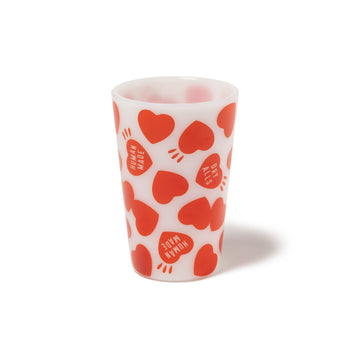 Human Made Heart Pattern Tumbler, Red