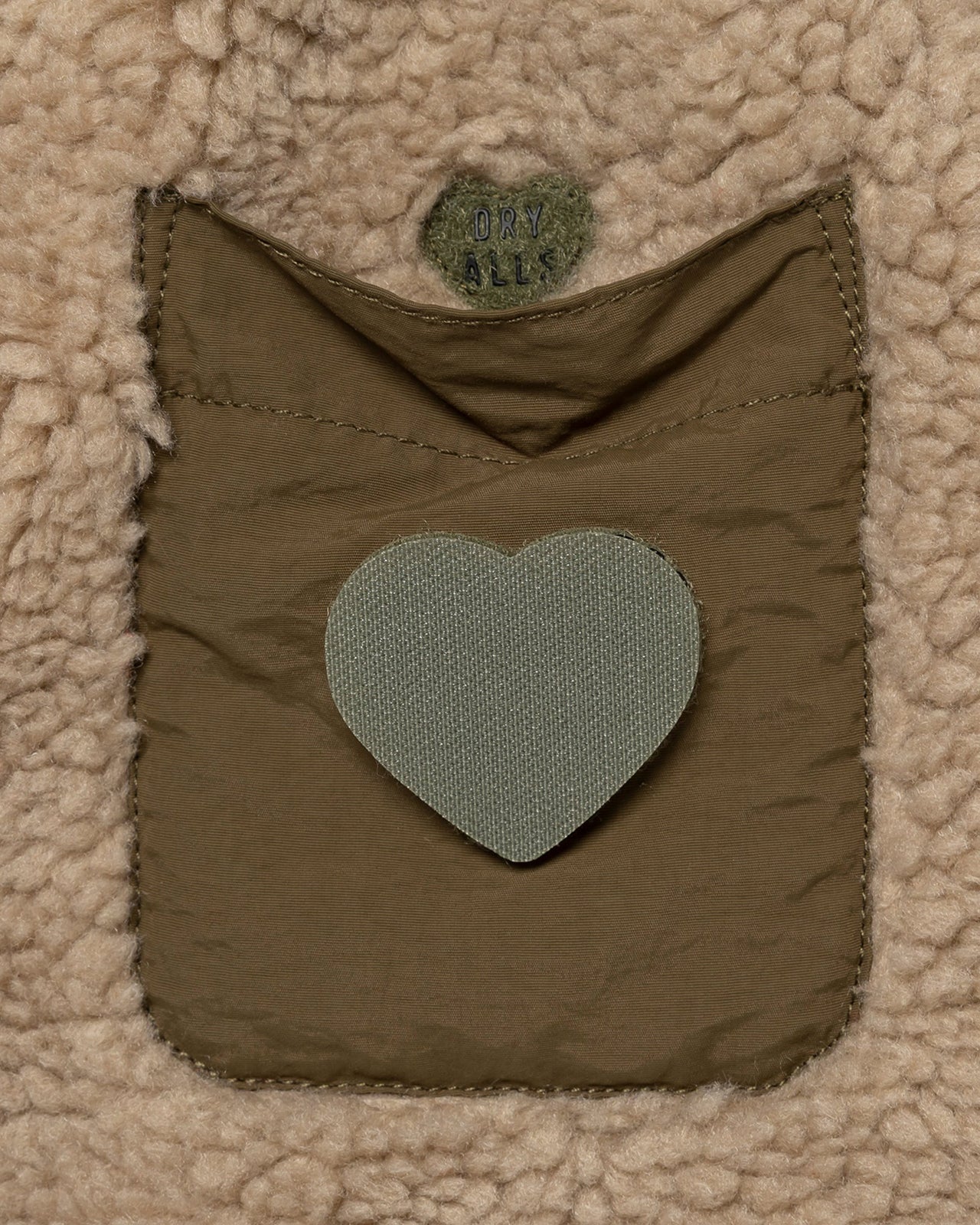 Human Made Fleece Jacket, Beige