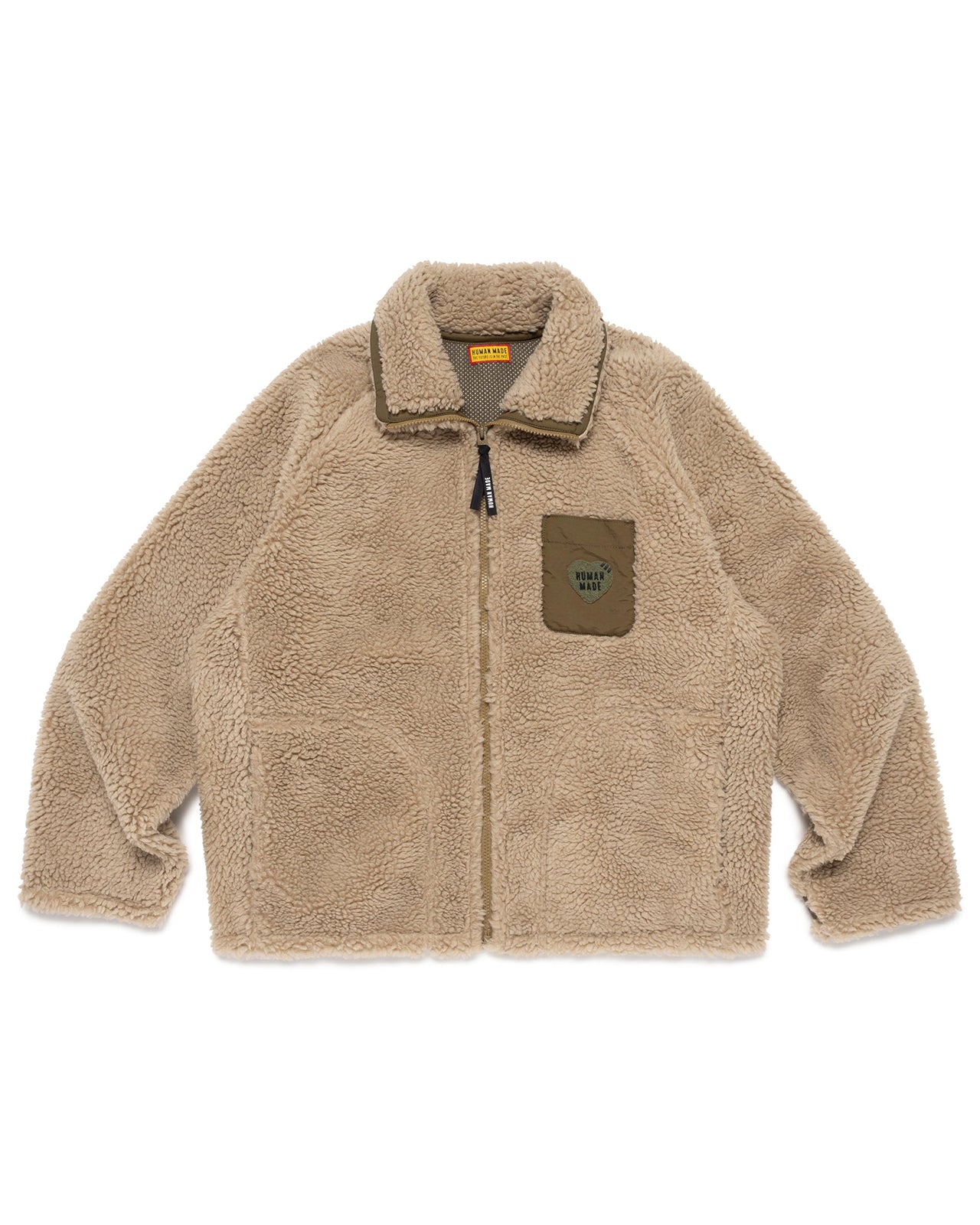 Human Made Fleece Jacket, Beige