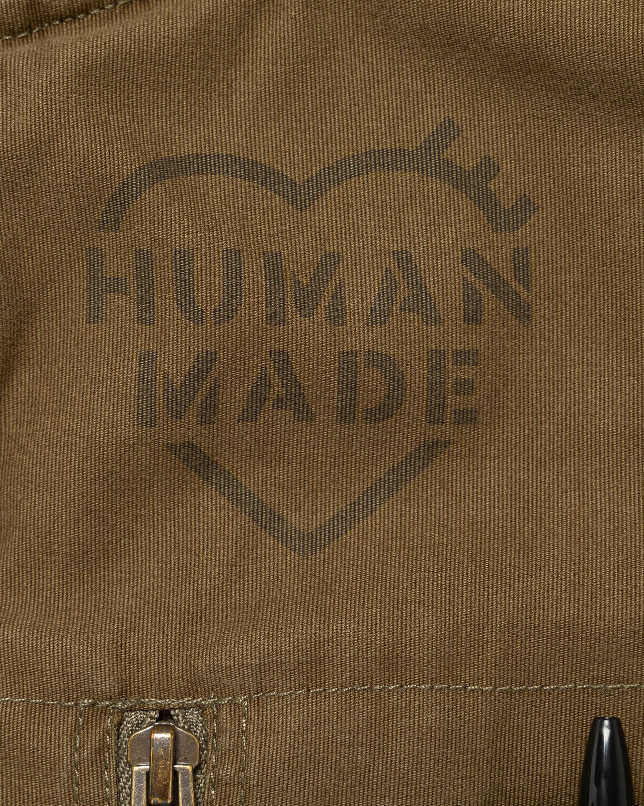 Human Made Hooded Blouson, Olive Drab