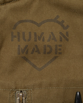 Human Made Hooded Blouson, Olive Drab