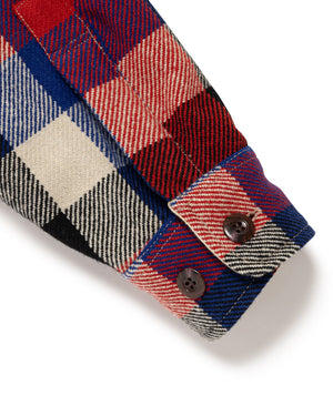 Human Made Wool Check Shirt Jacket, Red – Pancho And Lefty