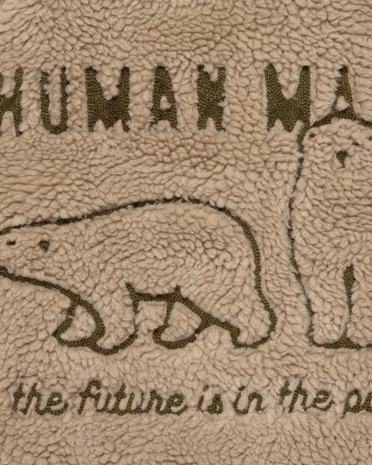 Human Made Fleece Jacket, Beige