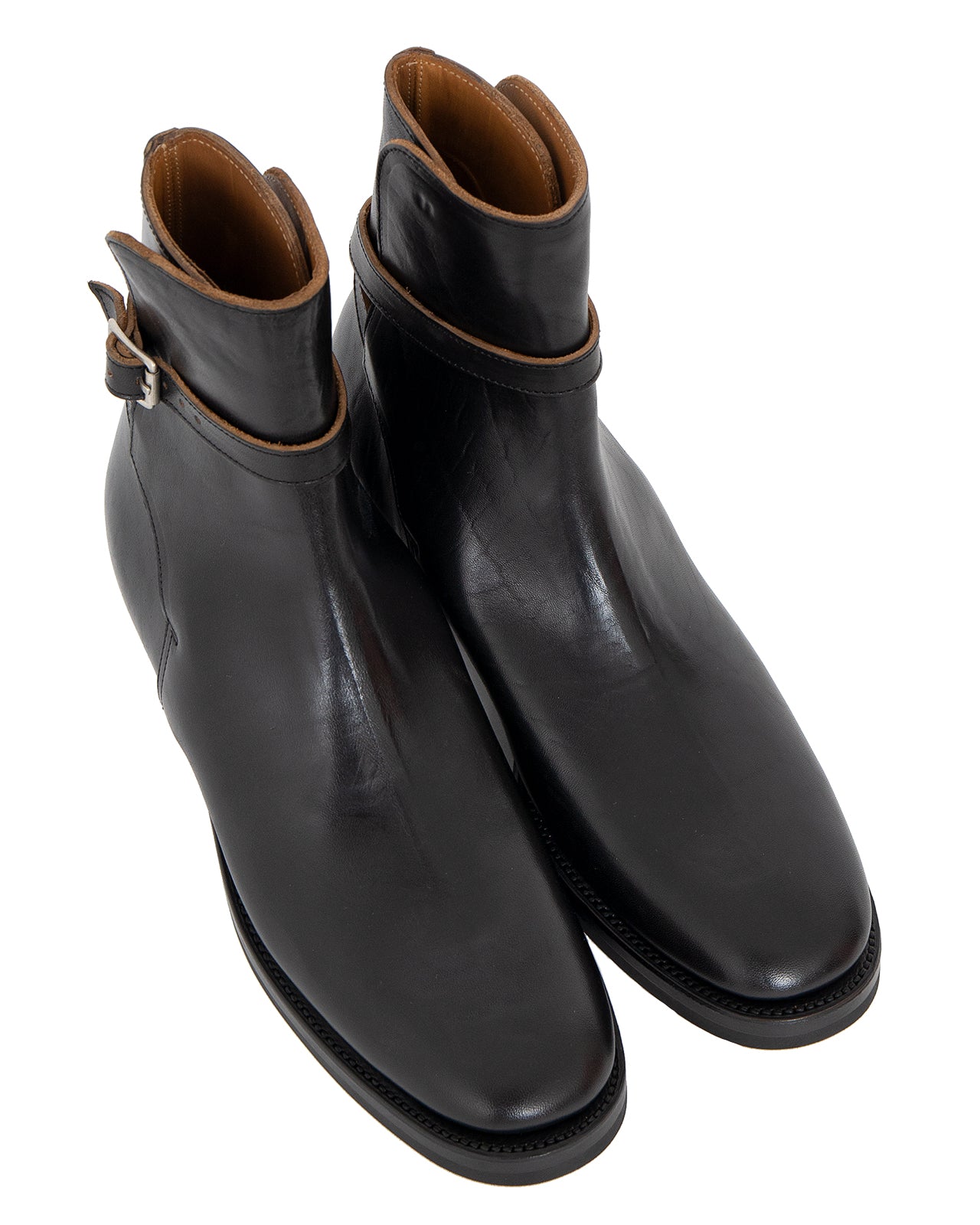Clinch Jodhpur Boots, CN Last, Horsebutt Overdye Black