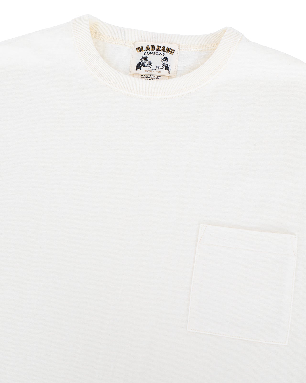 Glad Hand Royal Pocket T-Shirt, White
