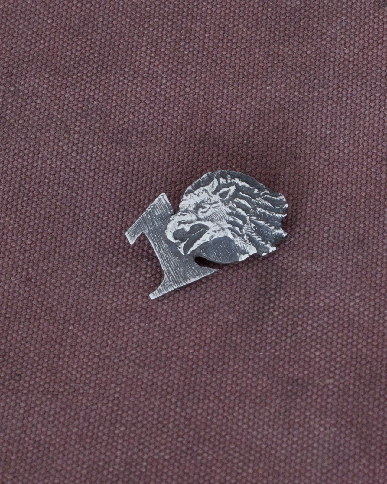 Indigofera Gryphon Silver Pin