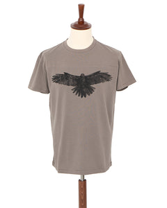 Indigofera Kel T-Shirt, Clay Soil, Hawk Print