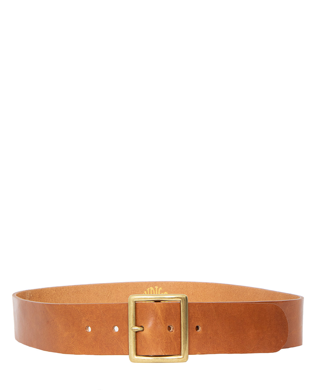 Indigofera Levon Leather Belt, Light Brown