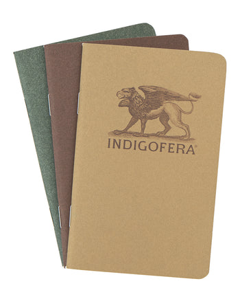 Indigofera Notebooks, Set of 3