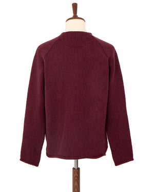 Indigofera Willow Wool Sweater, Burgundy