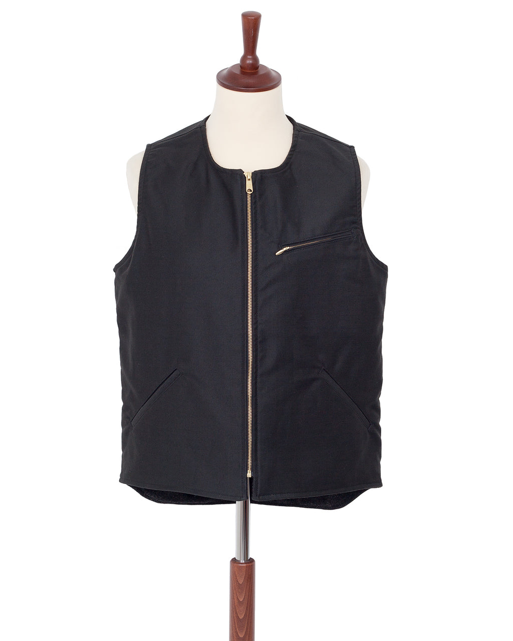 Indigofera Iconic Vest, Charcoal