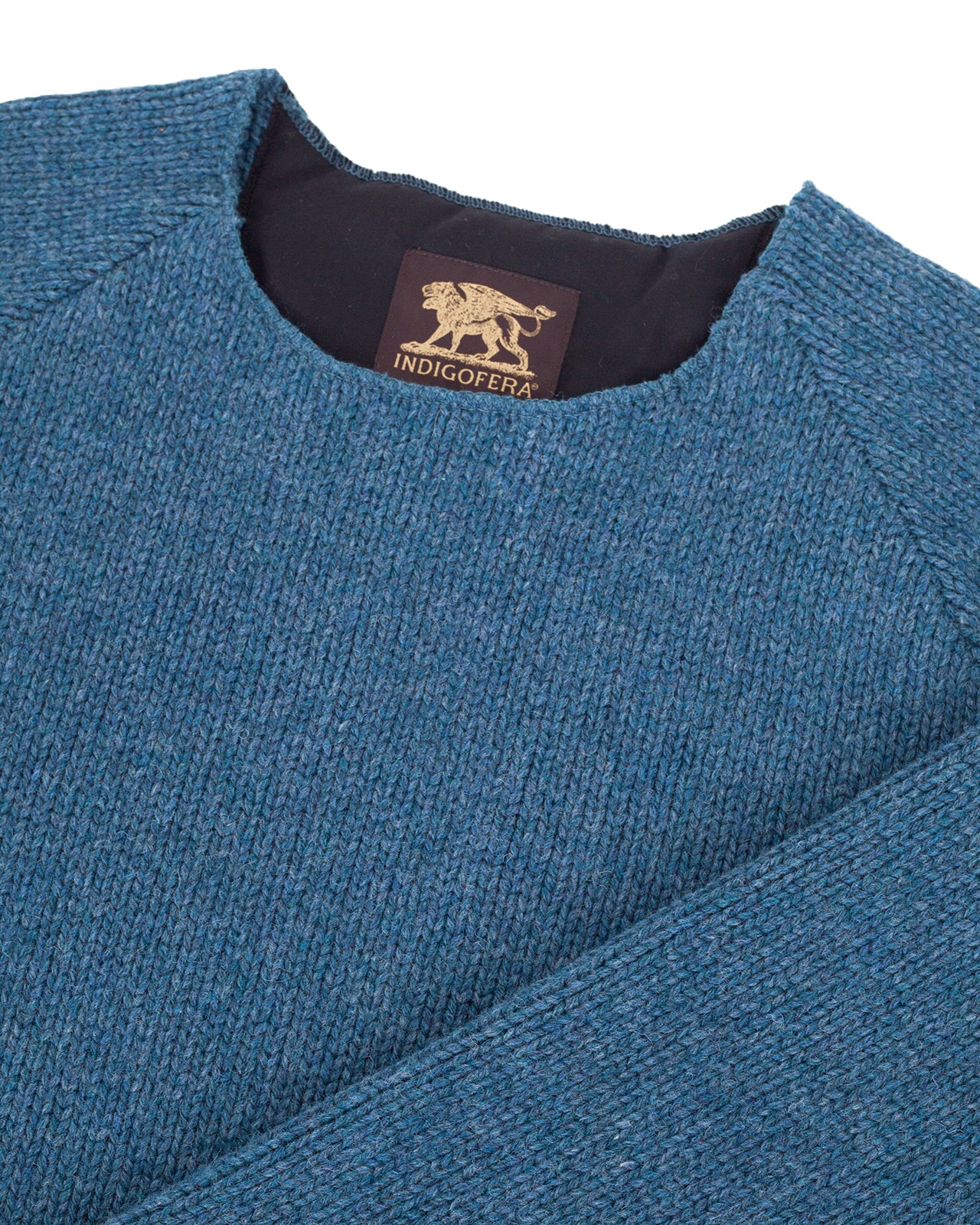 Indigofera Willow Wool Sweater, Dust Blue