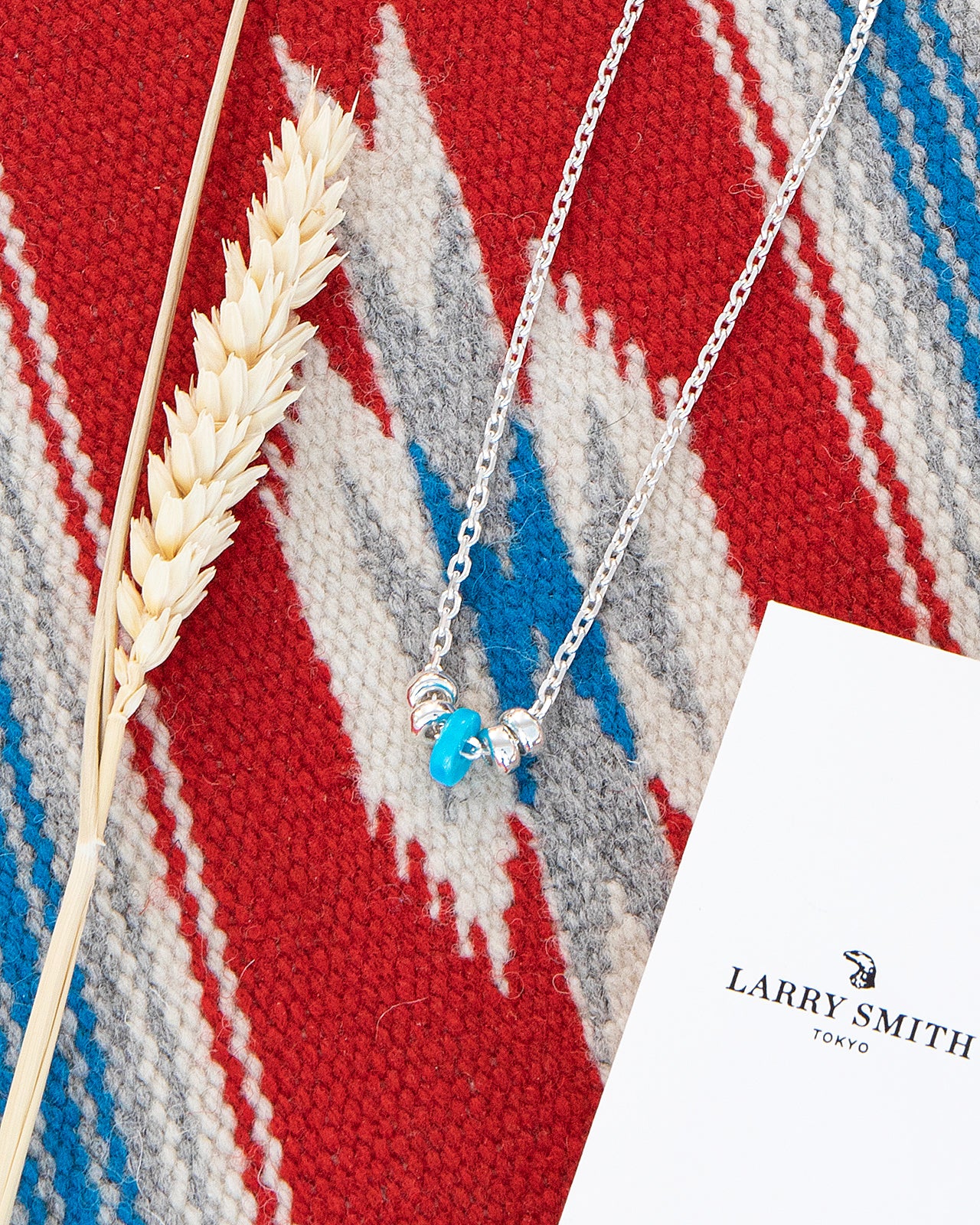 Larry Smith Turquoise Bead, Large, Set of 2