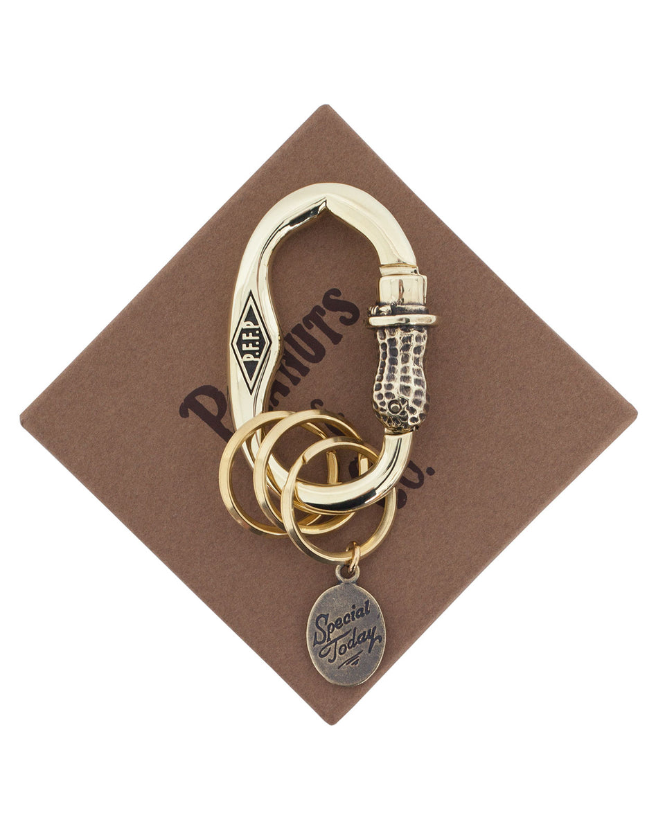 Peanuts & Co, Peanuts Carabiner, Brass