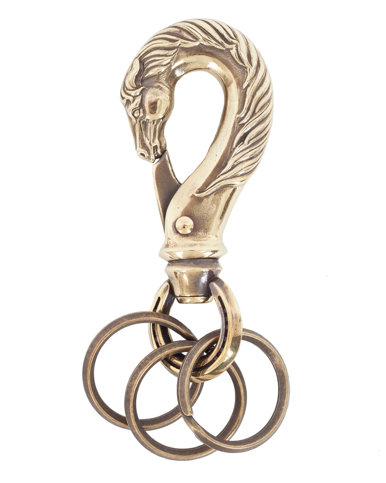 Peanuts & Co Horse Hook Large, Brass