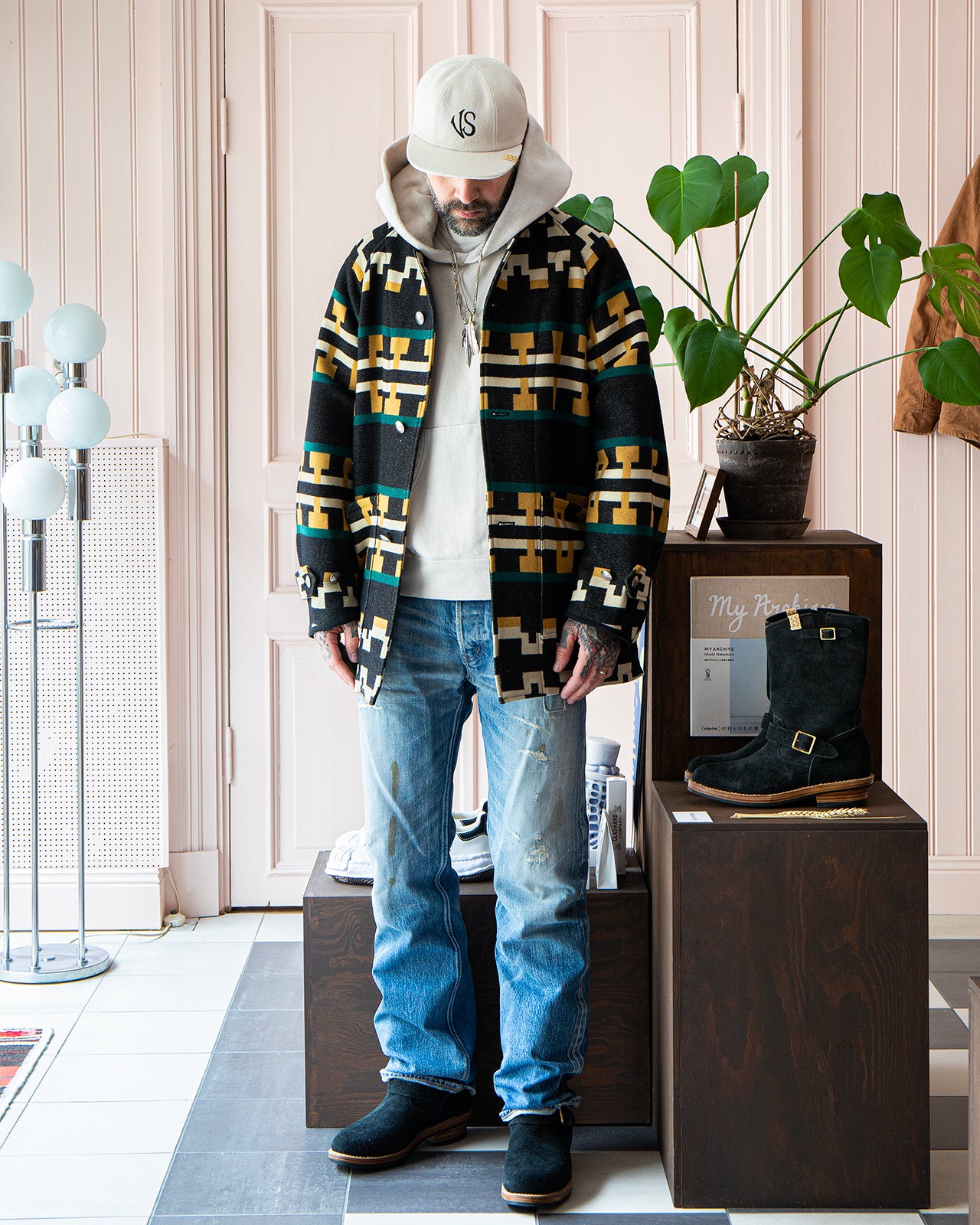 Visvim T.W.O. Boots-Folk, Black - Pancho and Lefty Online Store