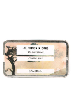 Juniper Ridge Solid Perfume, Coastal Pine