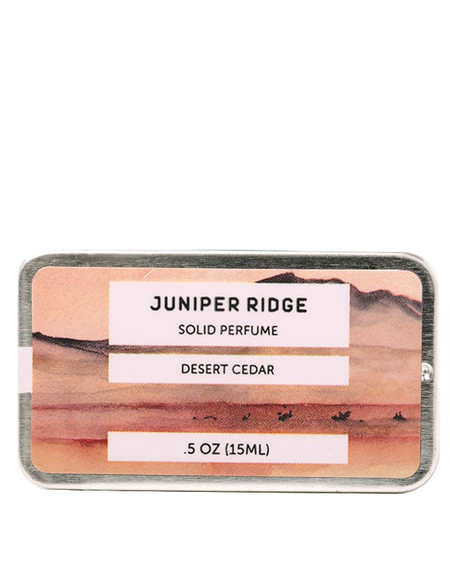 Juniper Ridge Solid Perfume, Desert Cedar